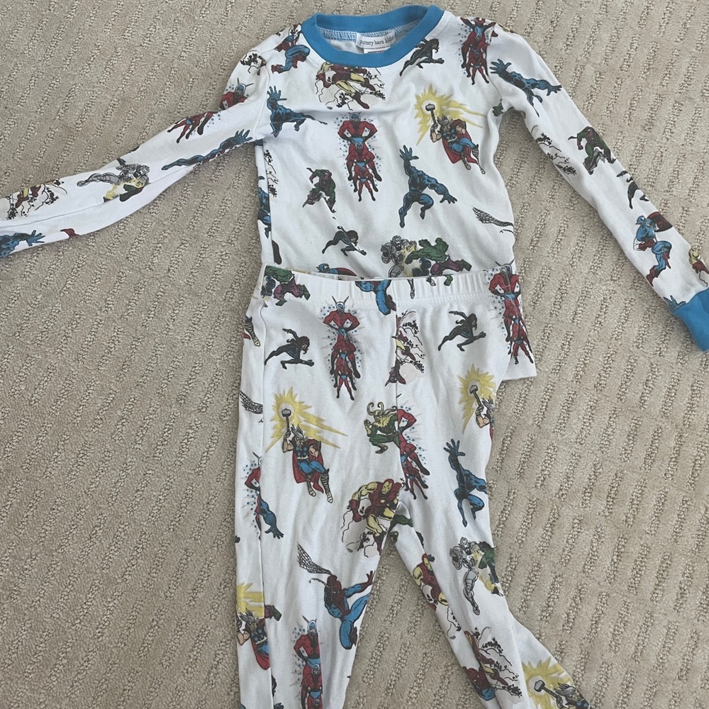 Pottery Barn Kids Marvel Pajamas